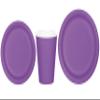 Baxters Party Bundles Bulk, Amethyst Purple, 96 Count 9 Inch Round Paper Plates, 96 Count 9 Ounce Hot/Cold Paper Cups, 96 Count 7 Inch Round Paper Plates, Pack Contains 288 Pieces view 1