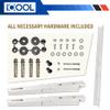 ICOOL Mini Split Wall Mounting Bracket for 9000-36000 BTU Universal Ductless Air Conditioners, Heat Pumps, Compressors & HVAC Systems, Outdoor Heavy Duty Foldable Wall Mount Condenser Bracket view 2