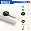 ICOOL Mini Split Wall Mounting Bracket for 9000-36000 BTU Universal Ductless Air Conditioners, Heat Pumps, Compressors & HVAC Systems, Outdoor Heavy Duty Foldable Wall Mount Condenser Bracket view 4