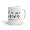 51st Birthday Gift Vintage 1968 Mug Gift for 51st Birthday 51 Years Old Mug Turning 51 Mug Funny Mug Gift idea view 1