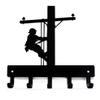 The Metal Peddler Lineman Key Rack Holder - Small 6 Inch view 1