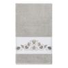 Authentic Hotel and Spa Turkish Cotton Shells Embroidered Light Grey 3-Piece Towel Set view 3