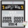 NBA San Antonio Spurs - Champions 17 Wall Poster, 34L" x 22.4W", Premium Poster & Mount Bundle view 1