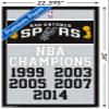 NBA San Antonio Spurs - Champions 17 Wall Poster, 34L" x 22.4W", Premium Poster & Mount Bundle view 3