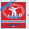 NFL New York Giants - Retro Logo 15 Wall Poster, 34L" x 22.4W", Premium Poster & Mount Bundle view 3
