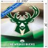 Trends International NBA Milwaukee Bucks - Logo 16 Wall Poster, 22.375" x 34", Premium Poster & Mount Bundle view 3