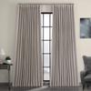 1 Pc Modern Faux Linen Clay Blackout Curtains, Beautiful Design Extra Wide Energy Efficient 100 X 96 Inch Window Curtains, Insulated Privacy Rod Pocket Back Tab Room Darkening Curtains for Bedroom view 1