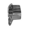DBM IMPORTS 1-1/16'' Tubing U Chrome Finish Half Round Wall Flanges Fixture Hanger 10 Pc view 4