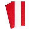 Caspari Bandol Stripe Paper Guest Towel Napkins in Red, 30 Count view 1