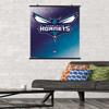 Trends International NBA Charlotte Hornets - Logo 14 Wall Poster, 22.375" x 34", Premium Poster & Clip Bundle view 2