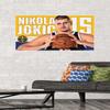 Trends International NBA Denver Nuggets - Nikola Jokic 19 Wall Poster, 22.375" x 34", Premium Poster & Mount Bundle view 2