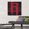 Trends International NBA Houston Rockets - Logo 19 Wall Poster, 22.375" x 34", Premium Poster & Mount Bundle view 2