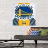 Trends International NBA Golden State Warriors - Logo 19 Wall Poster, 22.375" x 34", Premium Poster & Mount Bundle view 2