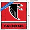 NFL Atlanta Falcons - Retro Logo 15 Wall Poster, 34L" x 22.4W", Premium Poster & Mount Bundle view 3