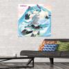 Trends International Hatsune Miku - Waving Wall Poster, 22.375" x 34", Premium Poster & Mount Bundle view 2