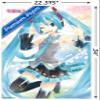 Trends International Hatsune Miku - Waving Wall Poster, 22.375" x 34", Premium Poster & Mount Bundle view 3