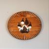 15" Wolf Paw Clock view 1