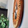 15" Wolf Paw Clock view 3