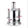 Samovar Tea Kettle, Turkish Semaver Charcoal and Wood Water Heater Boiler, for Camping, Picnic, Hunting, Hiking, Yachting view 1