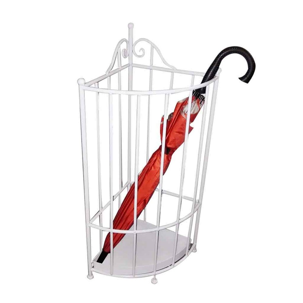 QTQHOME Umbrella stand Umbrella Holder Stand Corner Modern Style Indoor with Drip Tray Entryway Storage Rack Coat Rack Roscloud@