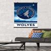 Trends International NBA Minnesota Timberwolves - Logo 18 Wall Poster, 22.375" x 34", Premium Poster & Clip Bundle view 2