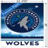 Trends International NBA Minnesota Timberwolves - Logo 18 Wall Poster, 22.375" x 34", Premium Poster & Clip Bundle view 3