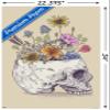 Trends International Rachel Caldwell - Flower Skull Wall Poster, 22.375" x 34", Premium Poster & Mount Bundle view 3