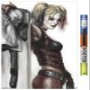 DC Comics Harley Quinn Wall Poster, 34L" x 22.4W", Premium Poster & Clip Bundle view 1