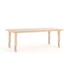 Flash Furniture Wren Adjustable Classroom Activity Table for School and Home, Plastic Activity Table for Kids, 23.625" W x 47.25" L, Natural view 1