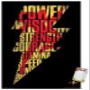 Trends International DC Comics Movie - Shazam - Bolt Wall Poster, 22.375" x 34", Premium Poster & Mount Bundle view 1