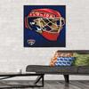 Trends International NHL Florida Panthers Mask 16 Wall Poster, 22.375" x 34", Premium Poster & Mount Bundle view 2