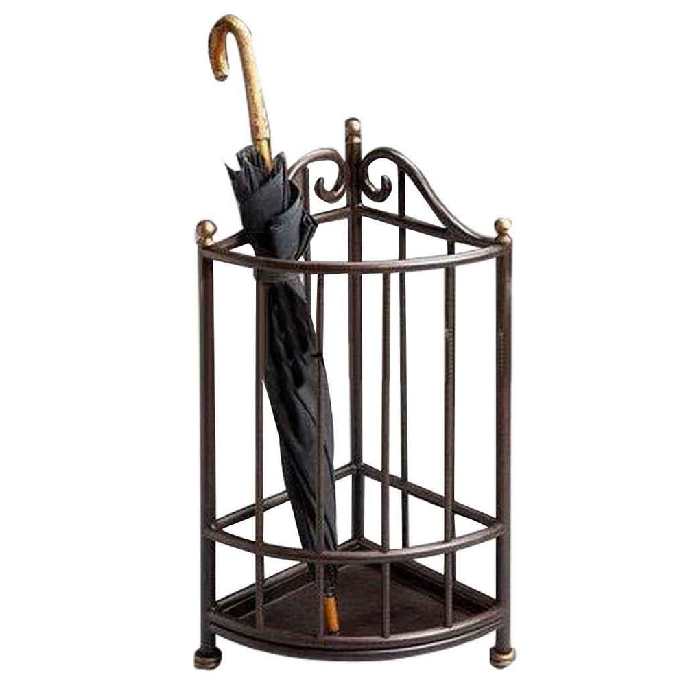 QTQHOME Umbrella stand Umbrella Holder Stand Corner Modern Style Indoor with Drip Tray Entryway Storage Rack Coat Rack Roscloud@