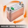 BestEquip Heat Exchanger 3"x7.5" 60 Plates Brazed Plate Heat Exchanger 316L 1/2" BSP FPT Heat Exchanger EATB12 Beer Wort Chiller for Hydronic Heating view 2