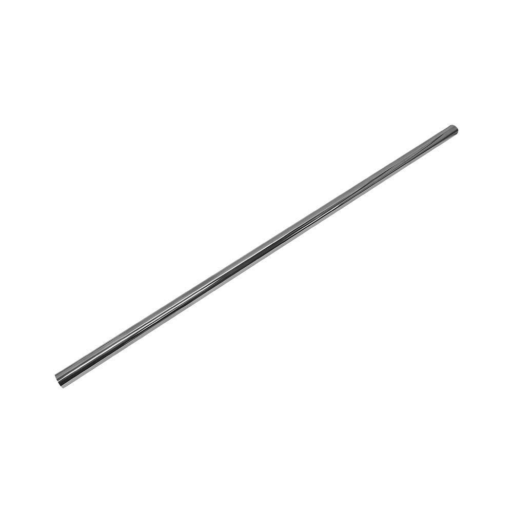 DBM IMPORTS 4 Ft 1-1/4'' Metal Chrome Finish Round Tubing Pipe Closet Rod Hanger