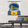 Trends International NBA Golden State Warriors - Logo 19 Wall Poster, 22.375" x 34", Premium Poster & Clip Bundle view 2