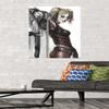 DC Comics Harley Quinn Wall Poster, 34L" x 22.4W", Premium Poster & Mount Bundle view 2