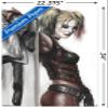 DC Comics Harley Quinn Wall Poster, 34L" x 22.4W", Premium Poster & Mount Bundle view 3