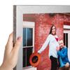 ArtToFrames 25x26 Inch Gray Picture Frame, This 1.25 Inch Custom MDF Poster Frame is Tungsten, Great for Your Art or Photos - Comes with Economy Acrylic view 1