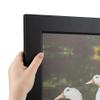 ArtToFrames 28x33 Inch Black Picture Frame, This 1.75 Inch Custom Wood Poster Frame is Satin Black Step Lip, Great for Your Art or Photos - Comes with Economy Acrylic view 1