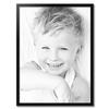 ArtToFrames 29x39 Inch Black Picture Frame, This 1.25 Inch Custom Wood Poster Frame is Satin Black Bull Nose, Great for Your Art or Photos - Comes with Economy Acrylic view 2