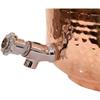 Handicraft Handloom Indian Handmade Hand Hammered Pure Copper Water Dispenser Pot 4 Liter Ayurveda Healing Water Storage Tank Copper Bottle Mug Pitcher With 2 Hammered Glasses view 3
