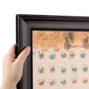 ArtToFrames 12x45 Inch Black Picture Frame, This 2.00 Inch Custom Wood Poster Frame is Satin Black Reverse Step, Great for Your Art or Photos - Comes with Economy Acrylic view 1