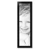 ArtToFrames 12x45 Inch Black Picture Frame, This 2.00 Inch Custom Wood Poster Frame is Satin Black Reverse Step, Great for Your Art or Photos - Comes with Economy Acrylic view 2