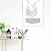 Ecclesiastes 4:9-12 A Cord of Three Strands Is Not Quickly Broken Line Art Sketch Print, Unframed view 4