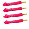TJ Global PACK OF 4 Japanese Chinese Kids Size 22" Umbrella Parasol For Wedding Parties, Photography, Costumes, Cosplay, Decoration And Other Events - 4 Umbrellas (Hot Pink) view 2
