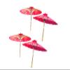 TJ Global PACK OF 4 Japanese Chinese Kids Size 22" Umbrella Parasol For Wedding Parties, Photography, Costumes, Cosplay, Decoration And Other Events - 4 Umbrellas (Hot Pink) view 3
