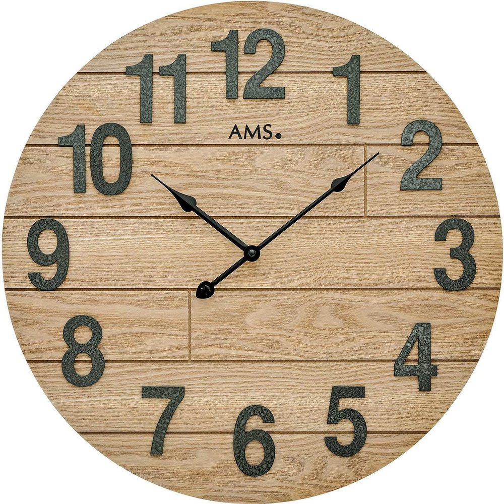 AMS Modern Wall Clock with Quartz Movement from W9617
