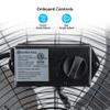 Comfort Zone 20-Inch High-Velocity Industrial Floor Fan, Heavy-Duty 3-Speed Metal Shop Fan with 180 Adjustable Tilt & Carry Handle, Quiet Vibration-Free Cooling for Garage, Workshop, & Home view 3