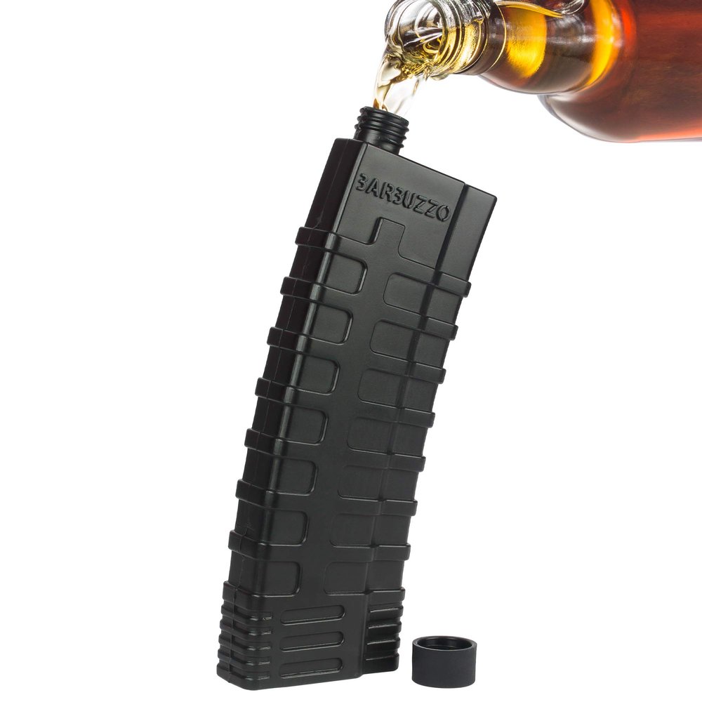 Barbuzzo AR-15 Flask - 7-Ounce Hip Flask - Replica Magazine Flask