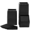 BTSD-home 3 Inches Stackable Bed Risers Furniture Risers for Sofas, Counch, Tables Heavy Duty Bed Frame Lifters Set of 6 view 1